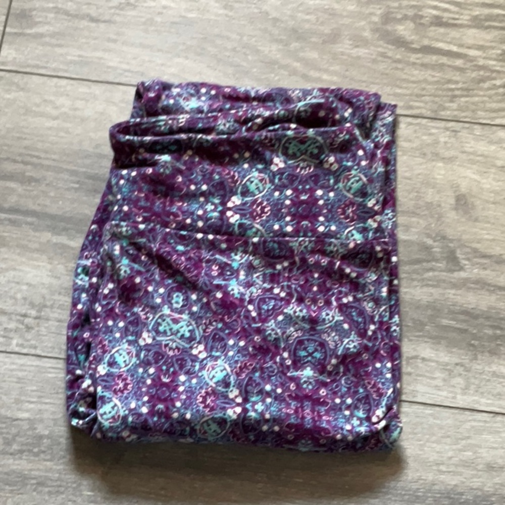 Lularoe purple and blue leggings